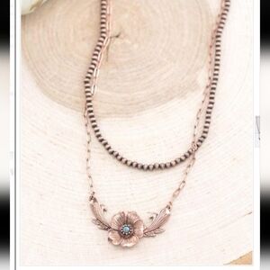 ✨️Sale✨️Western Flower Navajo Layered Necklace